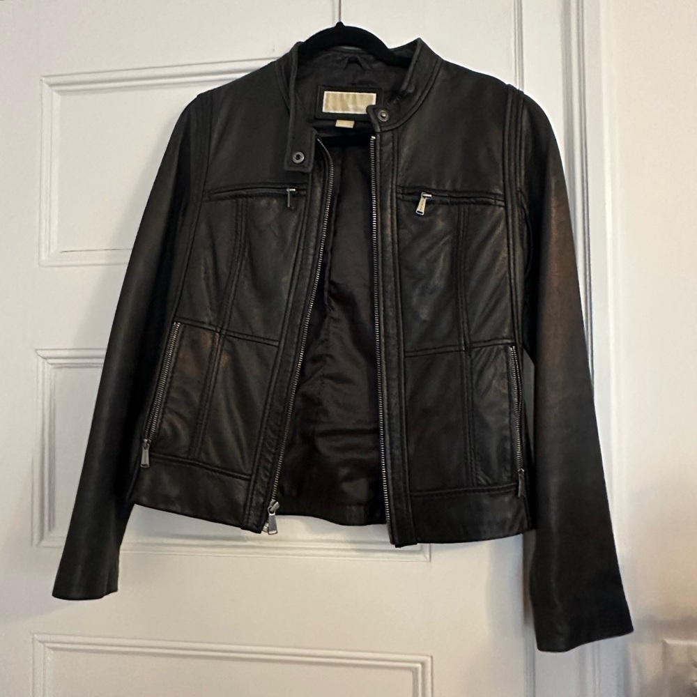 Women's Black Leather Jacket
